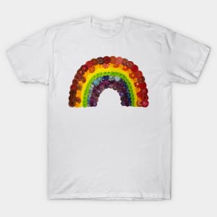 Spirograph Rainbow: a Patterned Spirograph Collage T-Shirt